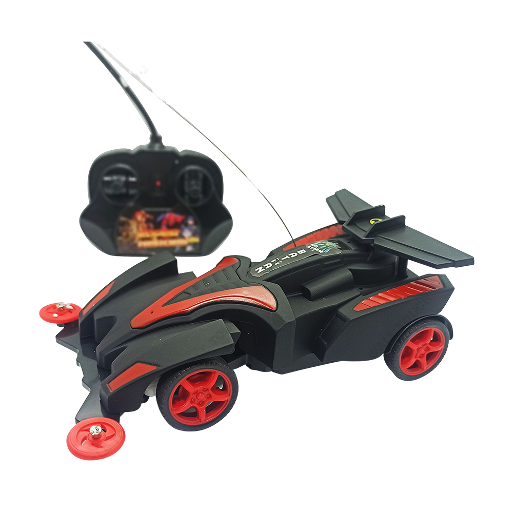 Plastic High Speed Racing Batman Remote Control Toy Car For Kids - Black And Red - 148654016
