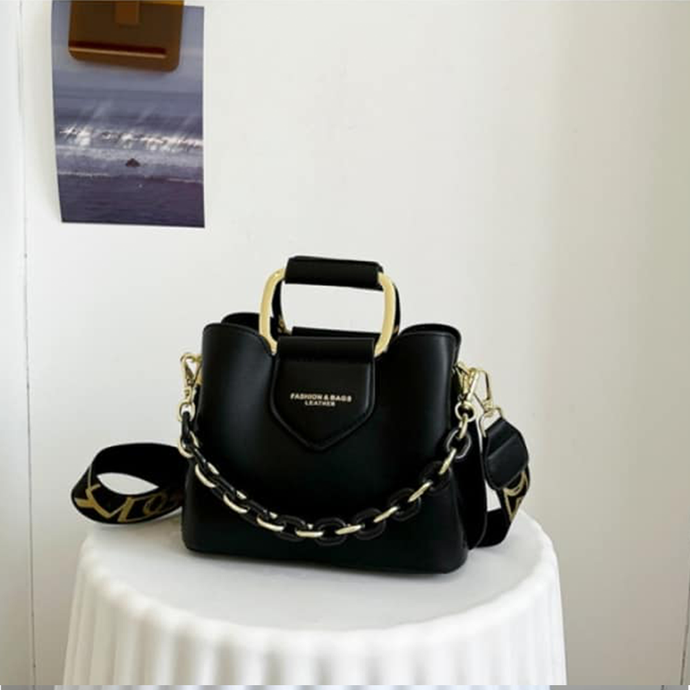 PU Leather Korean Style Shoulder Bag For Women