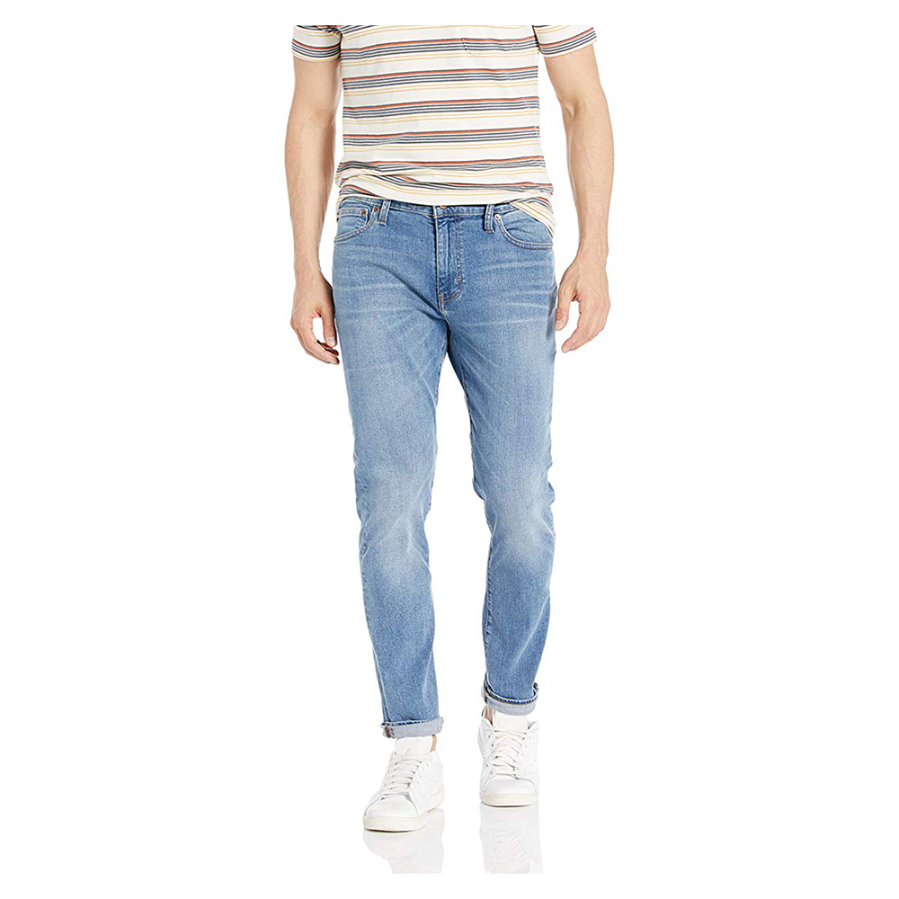 Knit Denim Jeans Pant for Men - Blue