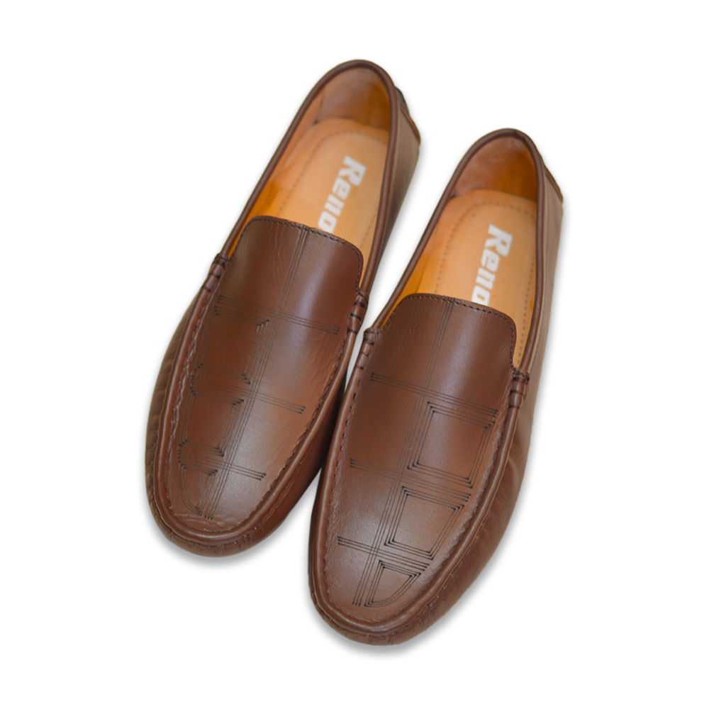 Reno Leather Loafer For Men - RL3023 - Brown