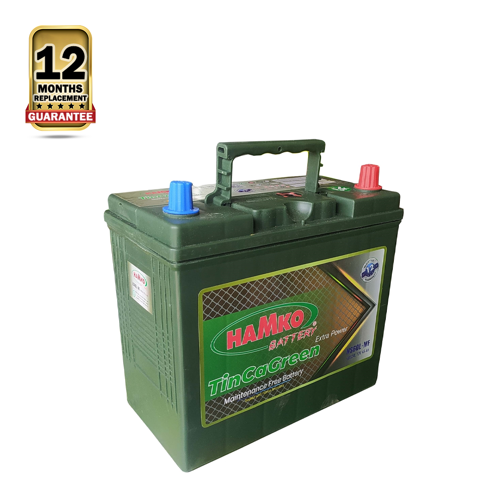 Hamko NS60L SMF 12M Tincagreen Car Battery