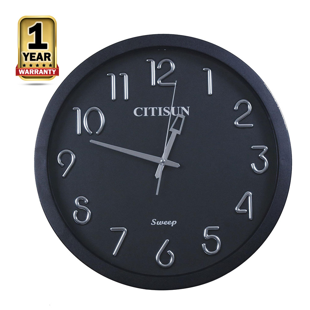 Citisun Wall Clock Black Citisun 39