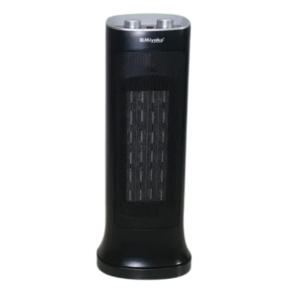 Miyako PTC-159B Electric Room Heater - 2000W - Black