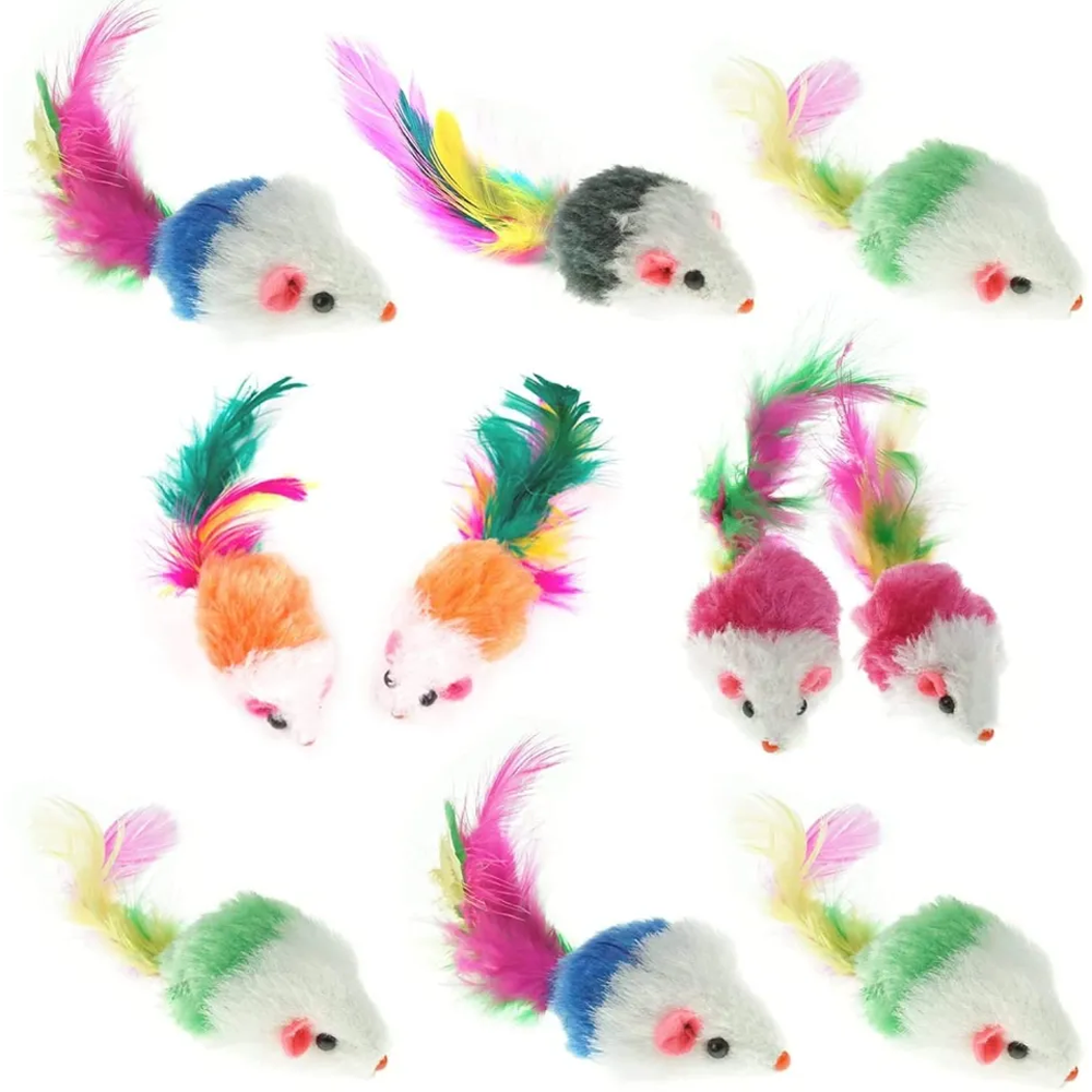 Plush Feather Mouse