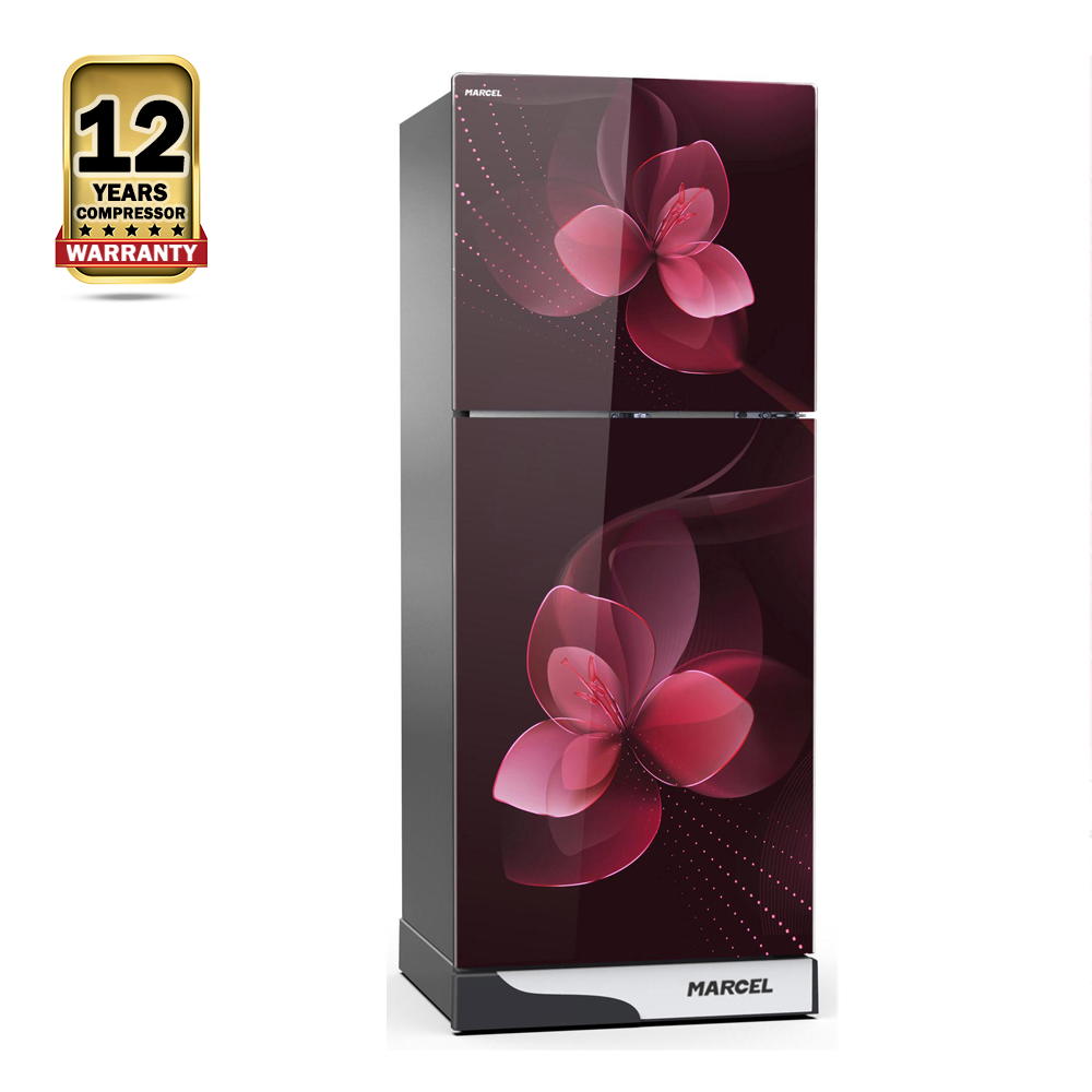 Marcel MFA-B2X-GDEL-XX Direct Cool Refrigerator - 220 Liter - Maroon