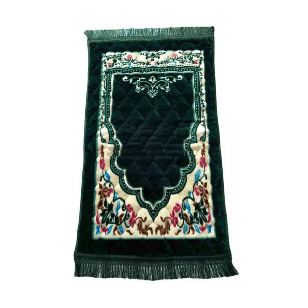 Polyester Printed Arabian Style Prayer Mats With foam - 120x80cm - KNPM-1166