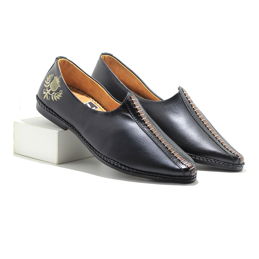 PU Leather Shoe For Men - Black - IN392