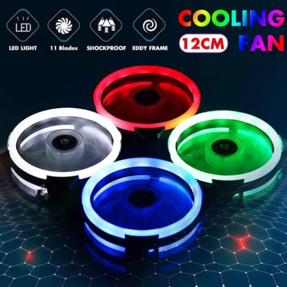 RGB Cooling Fan LED Light For Desktop PC
