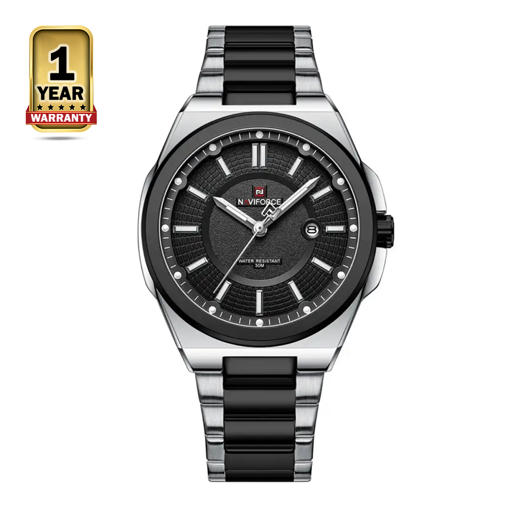 Naviforce 9212 Stainless Steel Luminous Analog Wristwatch for Men