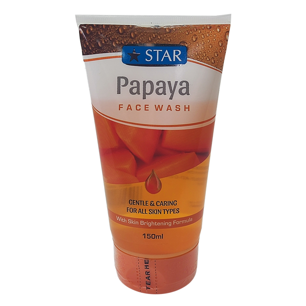 Star Skin Brightening Papaya Face Wash - 150ml - CN-269