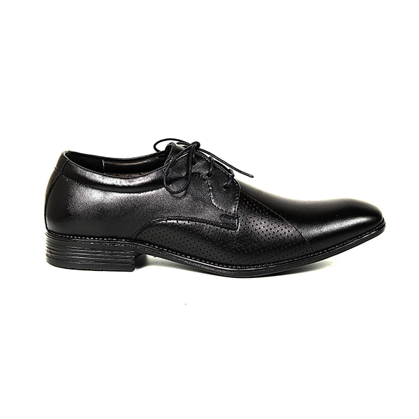 Zays Leather Premium Formal Shoe For Men - Black - SF57