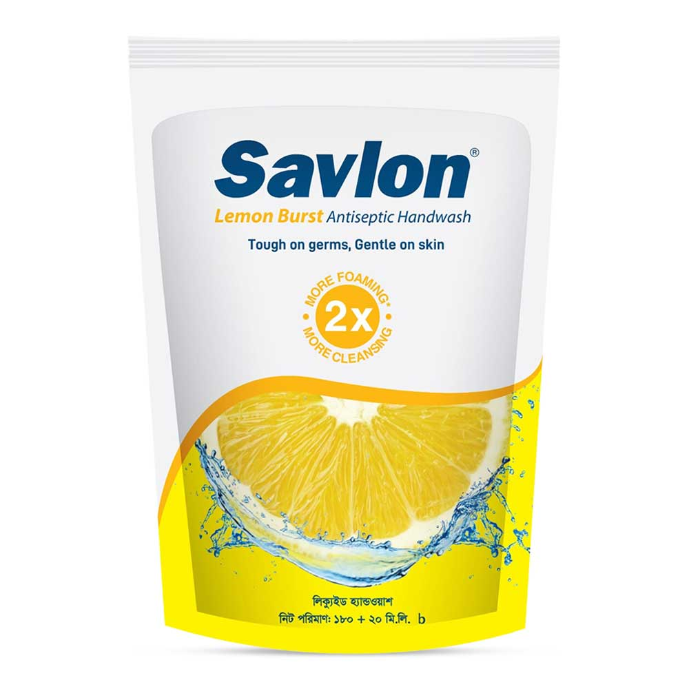 Savlon Hand Wash Lemon Burst - 170ml - AN7Y