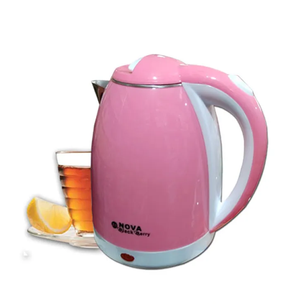 Nova Black Berry Electric Kettle - 2 Litre - Pink