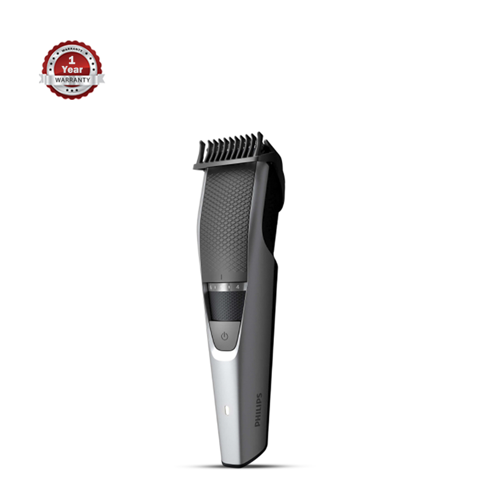 Philips BT3216/13 Series 3000 Beard Trimmer For Men - Black And Silver