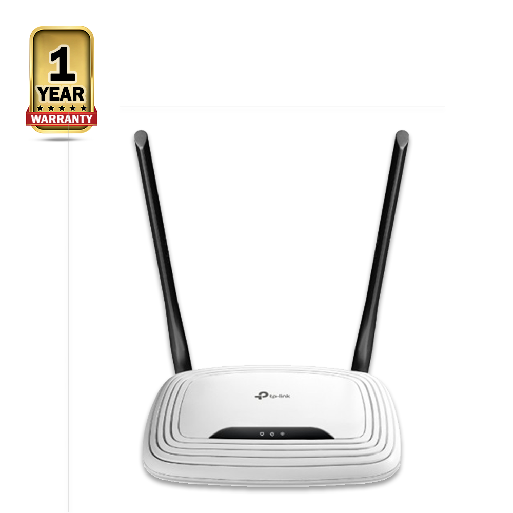 TP-Link TL-WR841N Wireless Router 300Mbps - Black And White