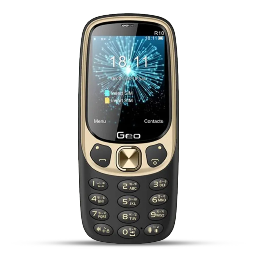 Geo R10 Feature Phone - Black