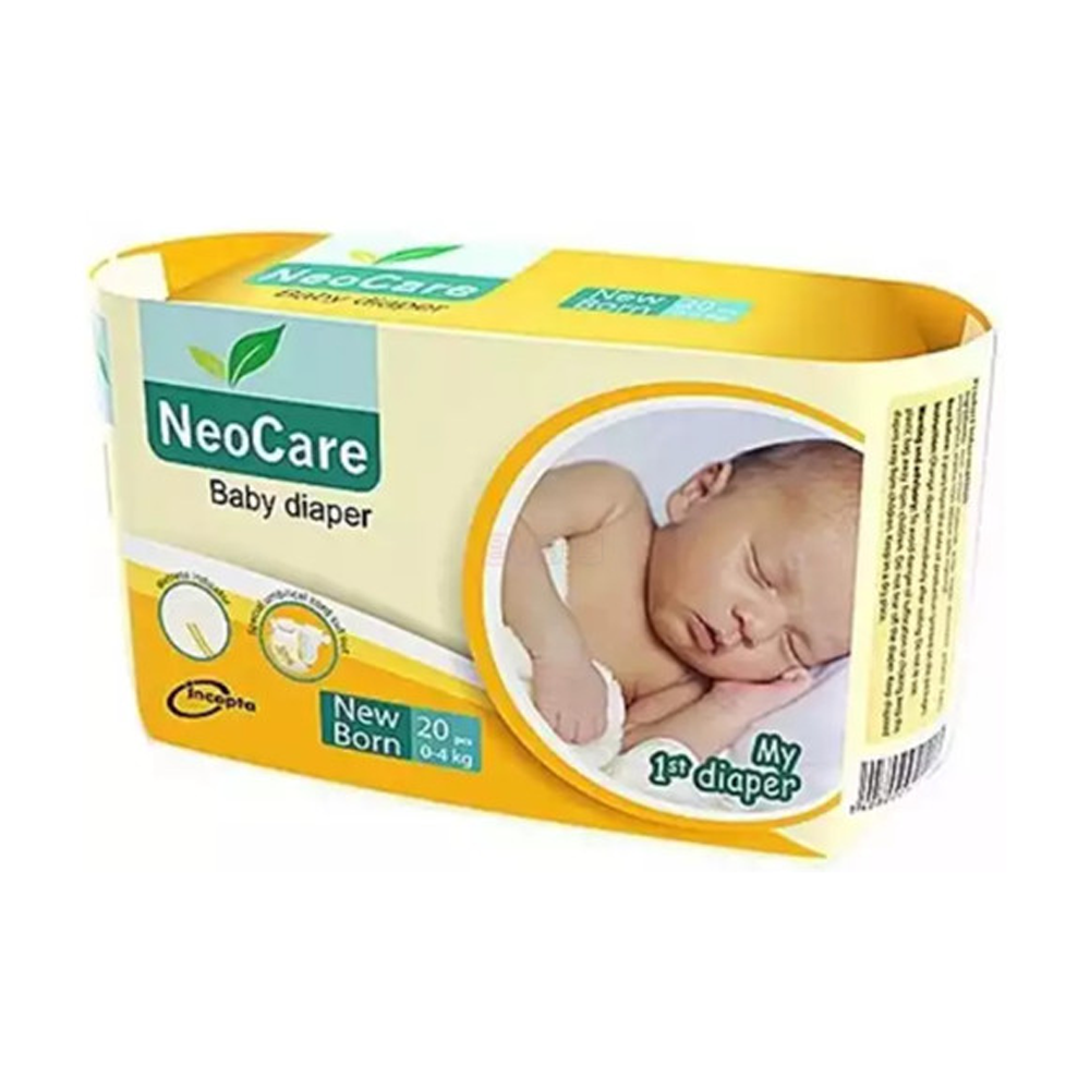 Neocare Belt Diaper - New Born - 0-4 kg - 20 Pcs