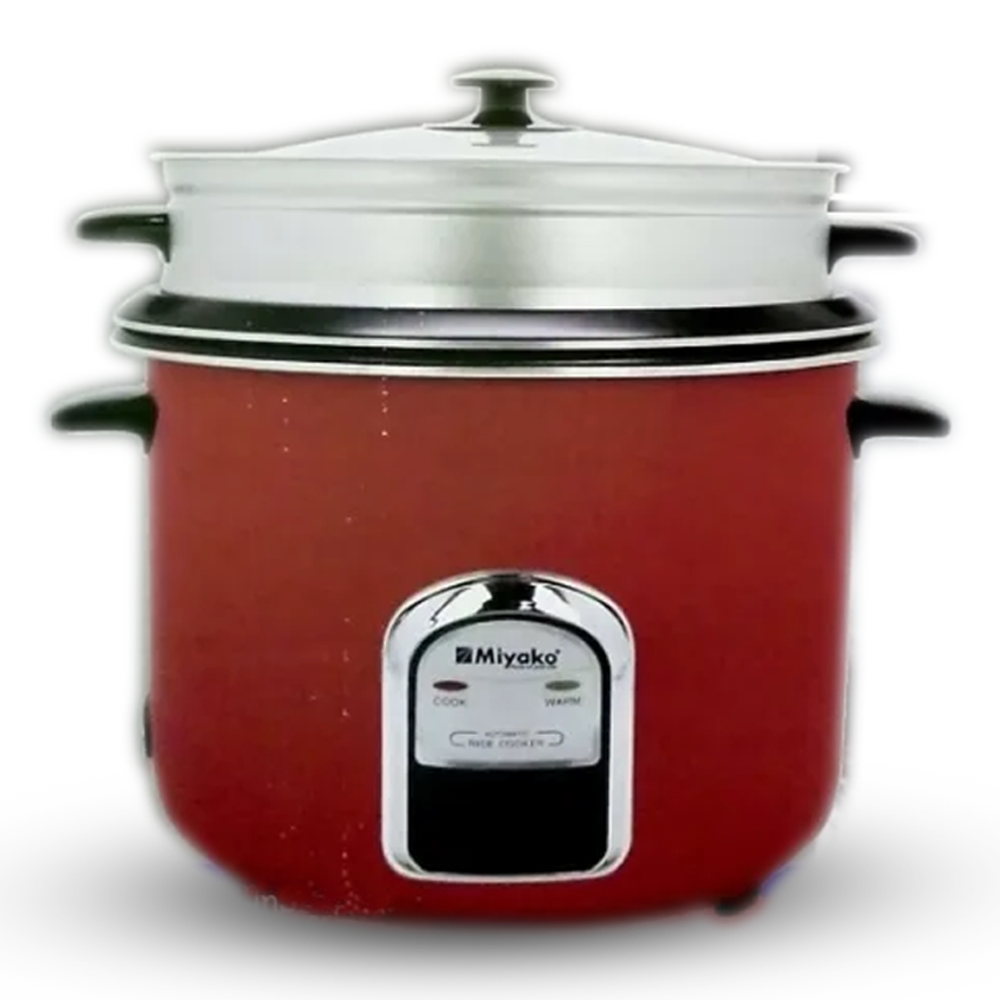 Miyako MRC-528YLD Double Pot Rice Cooker - 2.8 Litre - Red