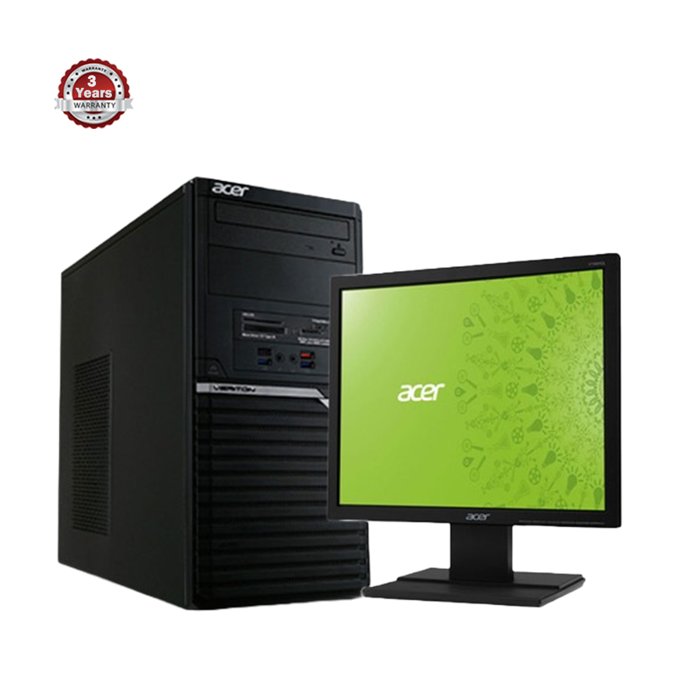 Acer Veriton M6660G - Intel Core i5 - 8GB RAM - 1TB HDD - 18.5" Inch Monitor Desktop Pc - Black