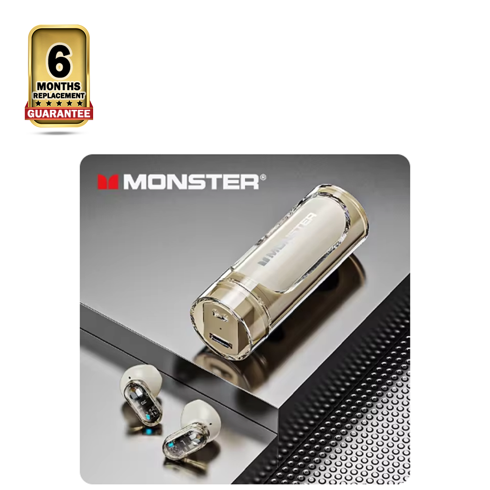 Monster XKT13 Wireless TWS Mini Earbuds Lipstick Design Headphones - Beige