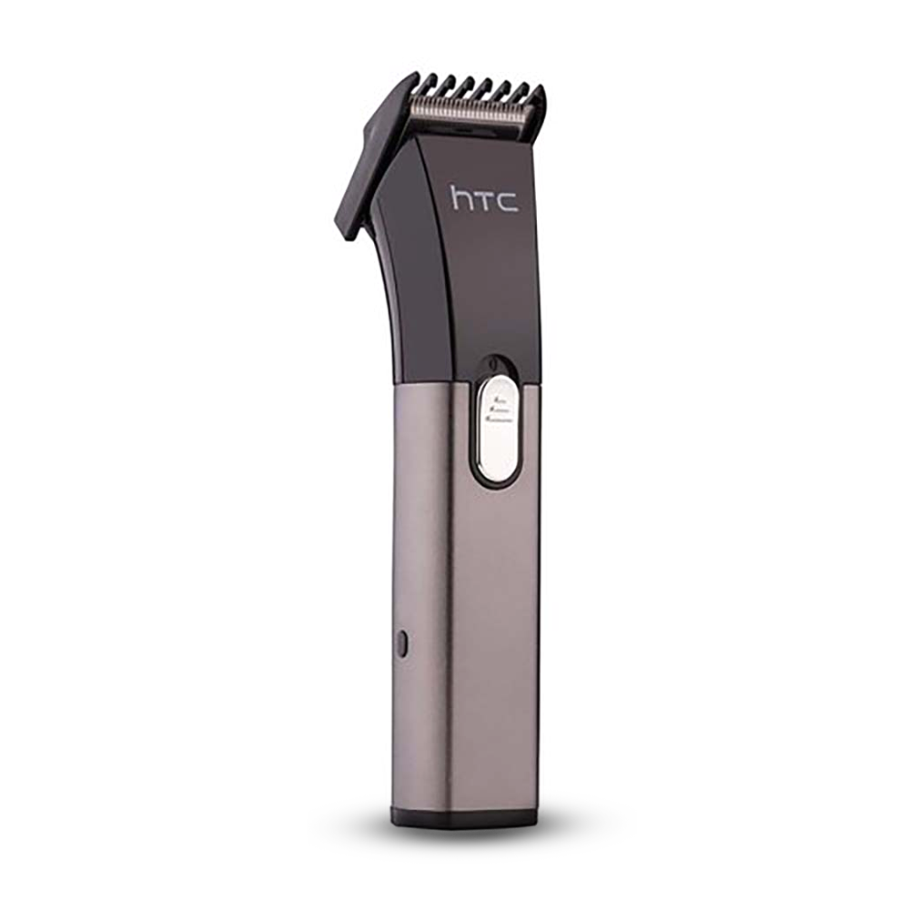 HTC AT-1107B Electric Rechargeable Trimmer For Men - Black And Gray