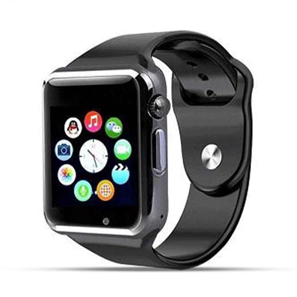 A1 Sim And Bluetooth Supported Smart Watch - Black