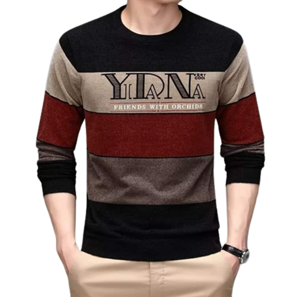 Viscose Cotton Winter Sweater for Men - Multicolor - S-14