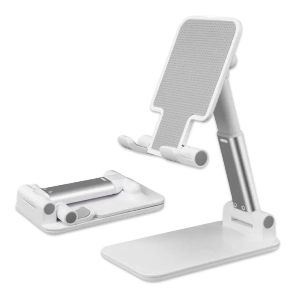 Foldable Flexible Desk Phone Holder - White