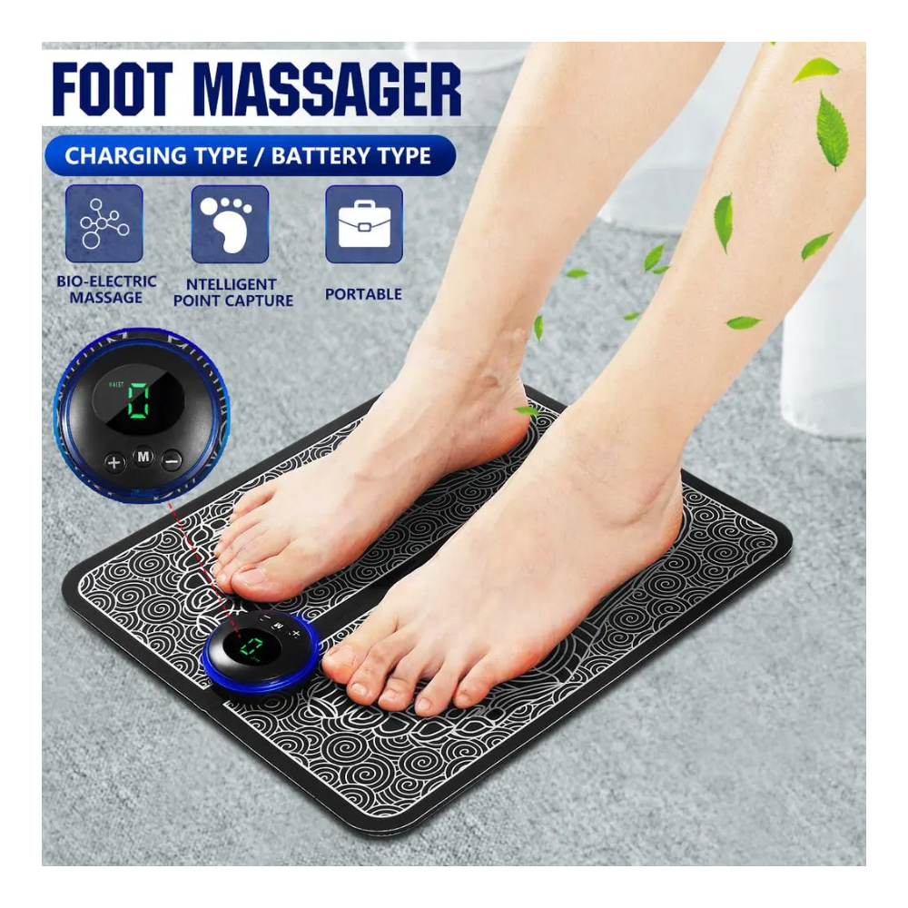 physiotherapy foldable electric ems foot massage