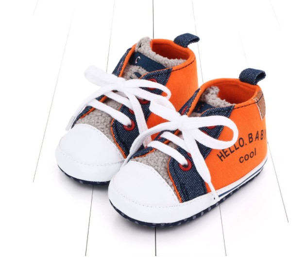 Armandy Cotton Baby Boy Shoe - Orange