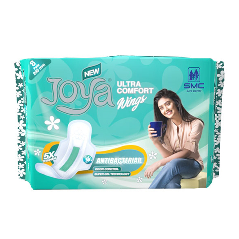 Joya Sanitary Napkin Ultra Comfort Wings - 8 Pads