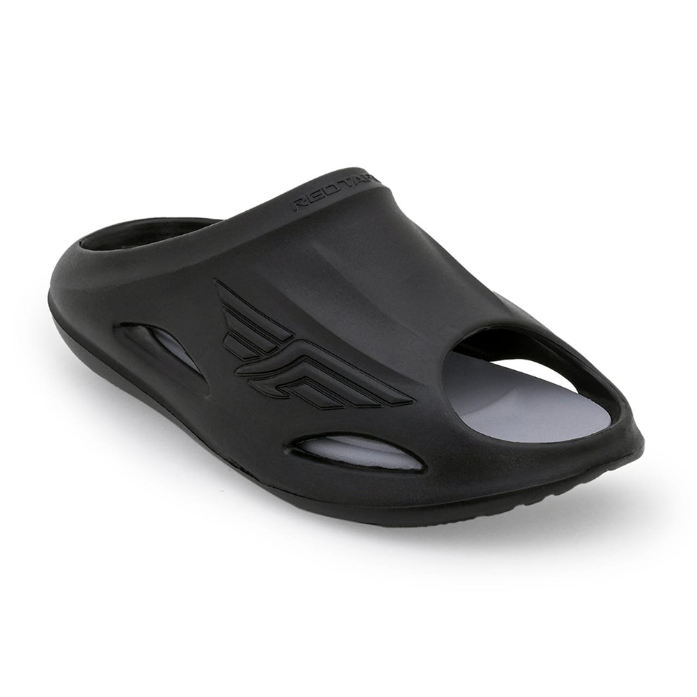 RedTape Casual Sliders for Men - Black