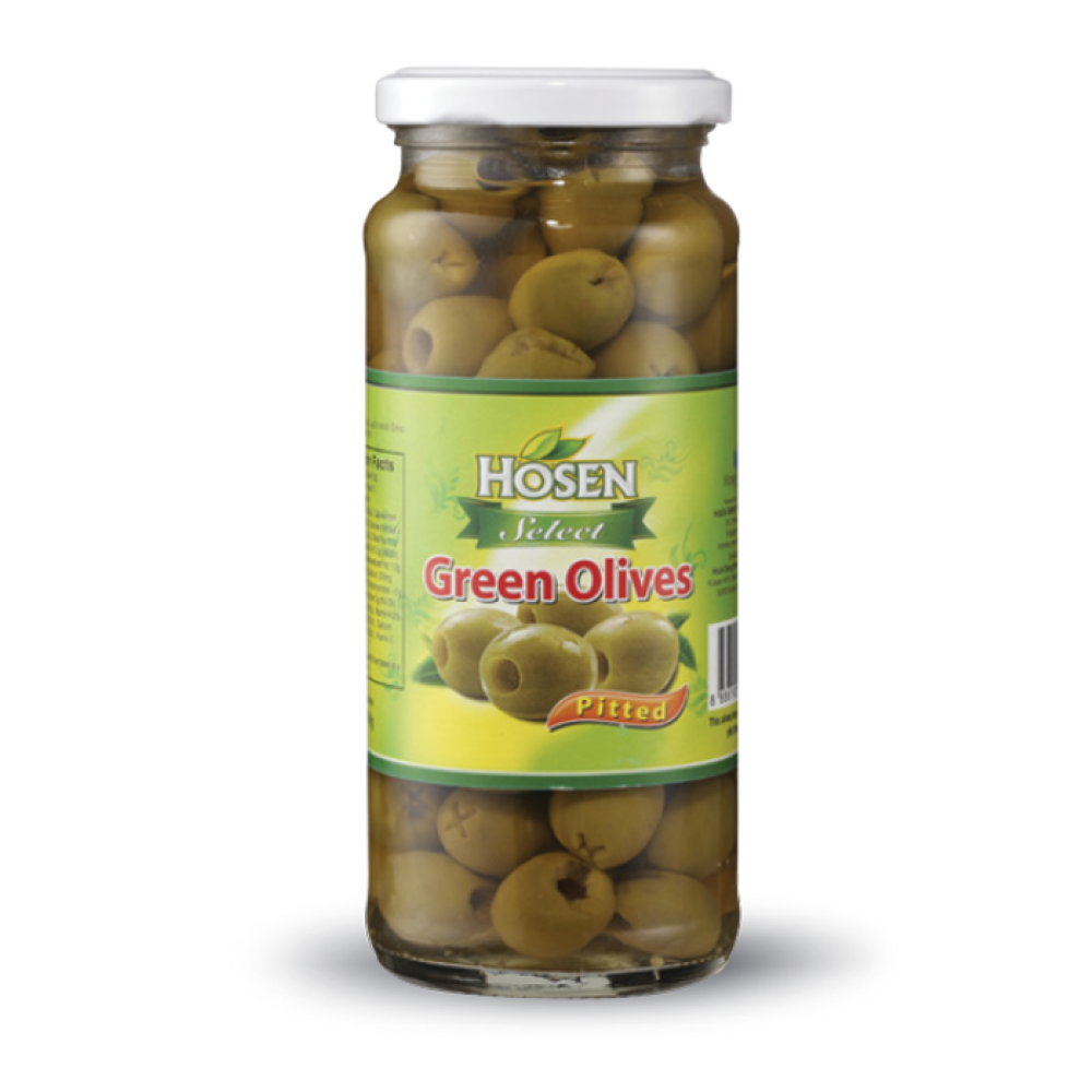 Hosen Select Green Olives Pitted - 345gm