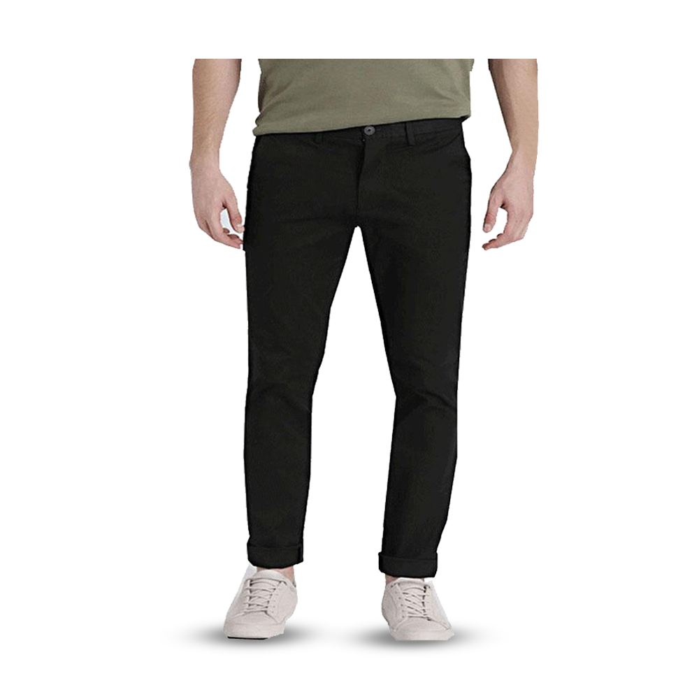 Gabardine Pant For Men - Black