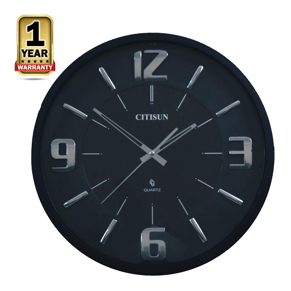 Citisun Wall Clock - Black - Citisun 37/B