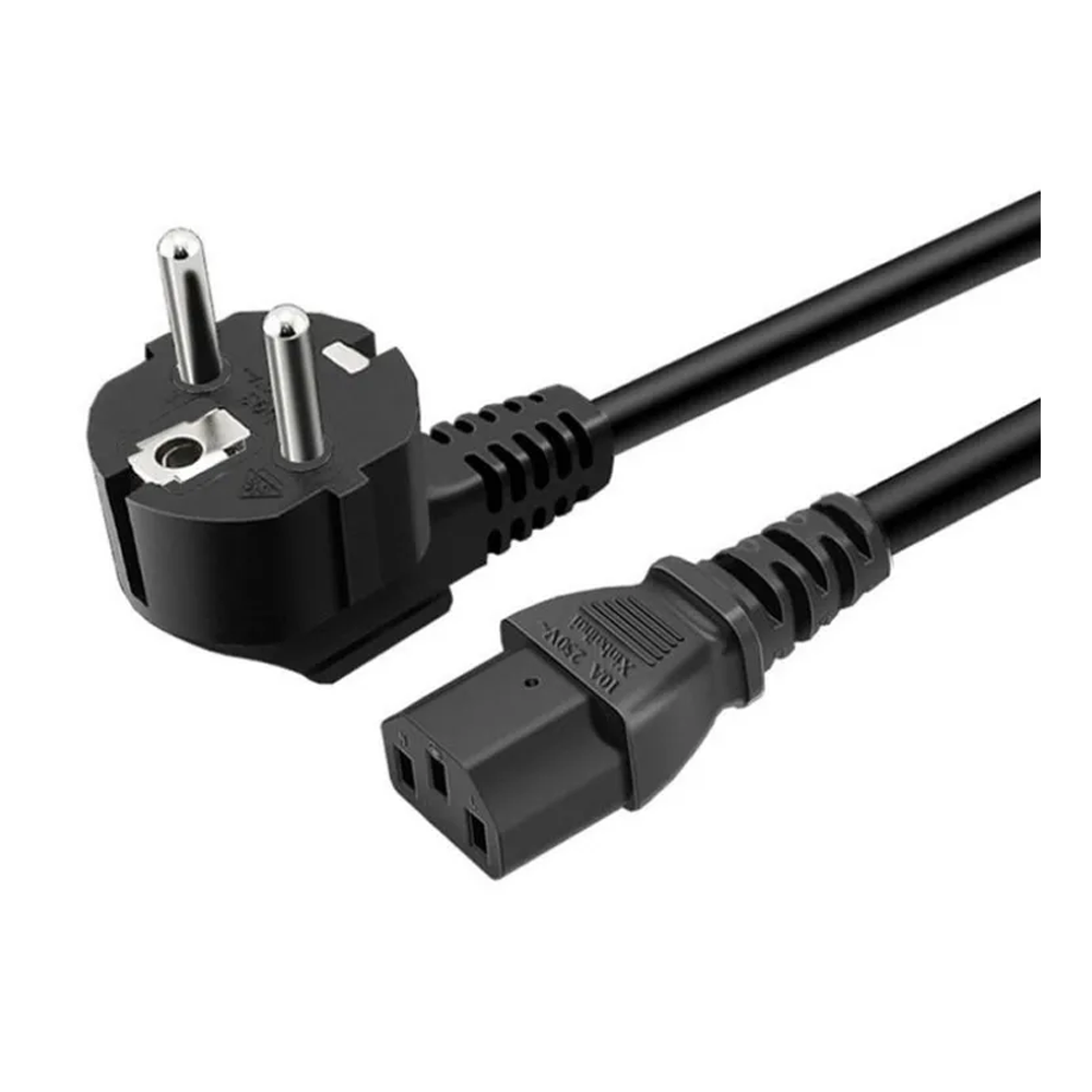 Brightstar Desktop AC Power Cord 2 Pin Plug - Black