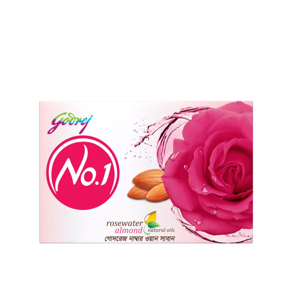 Godrej No.1 Rose Soap - 75gm