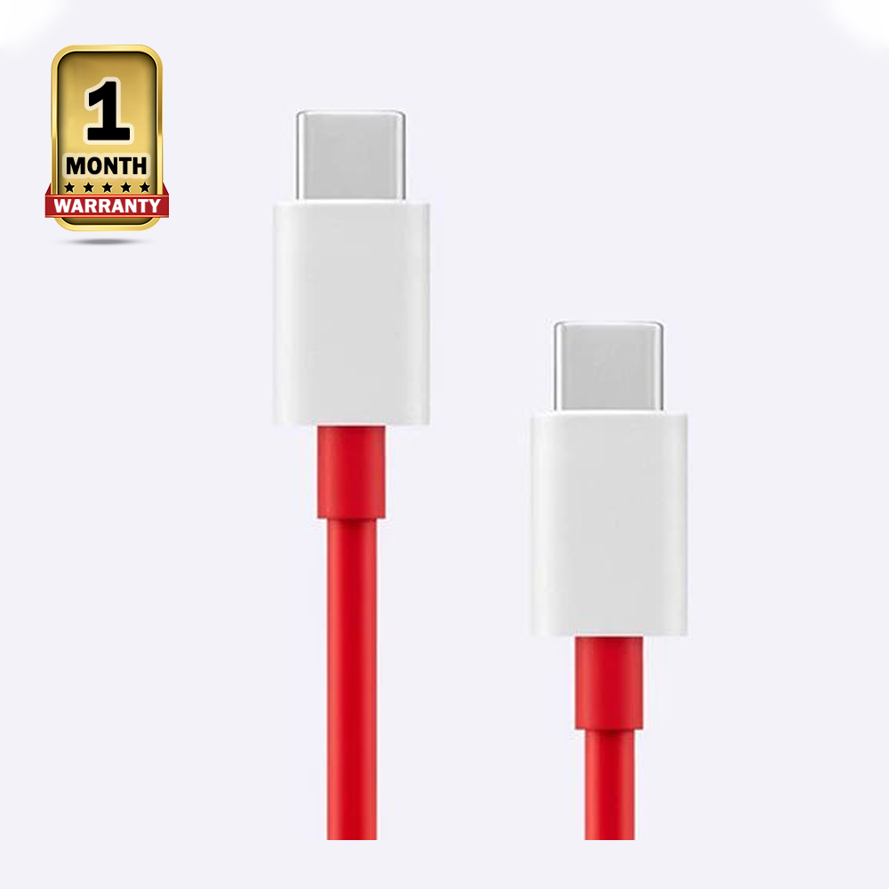 OnePlus Warp Type-C to Type-C Charging Cable - 150cm - Red