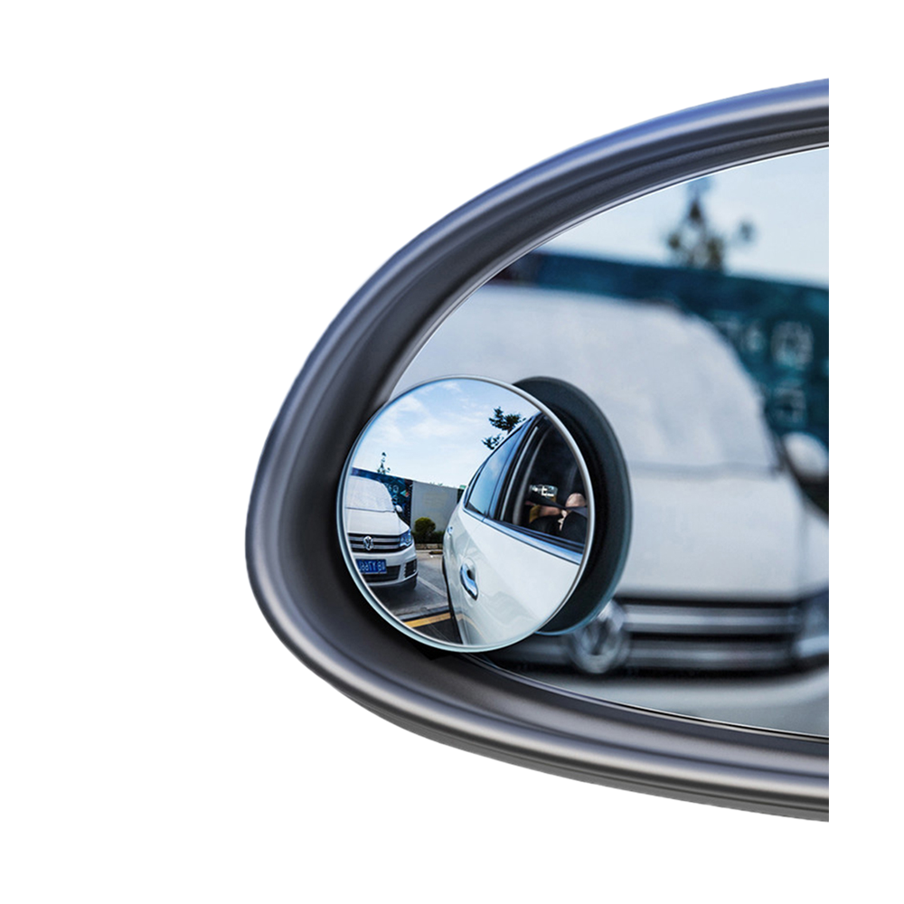 Baseus HD Convex Blind Spot Auto Rearview Car Mirror - Silver