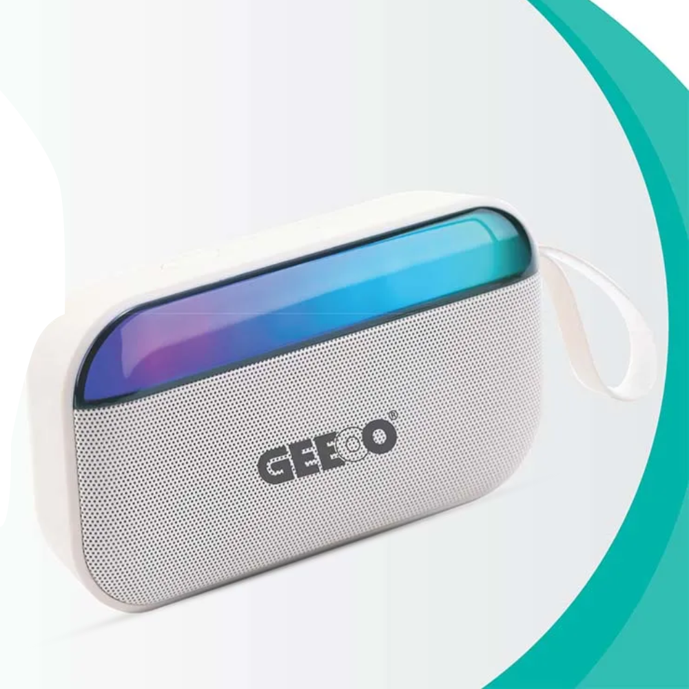 Geeoo SP60 Portable Bluetooth Speaker - White