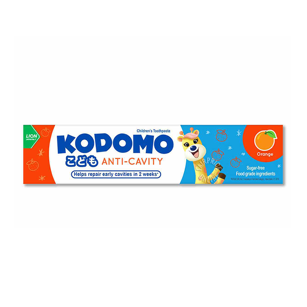 KODOMO Anti Cavity Toothpaste - Orange - 80gm