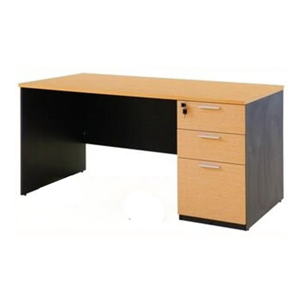 ZNE ZN-ETM-10 Executive Table - Beech and Black