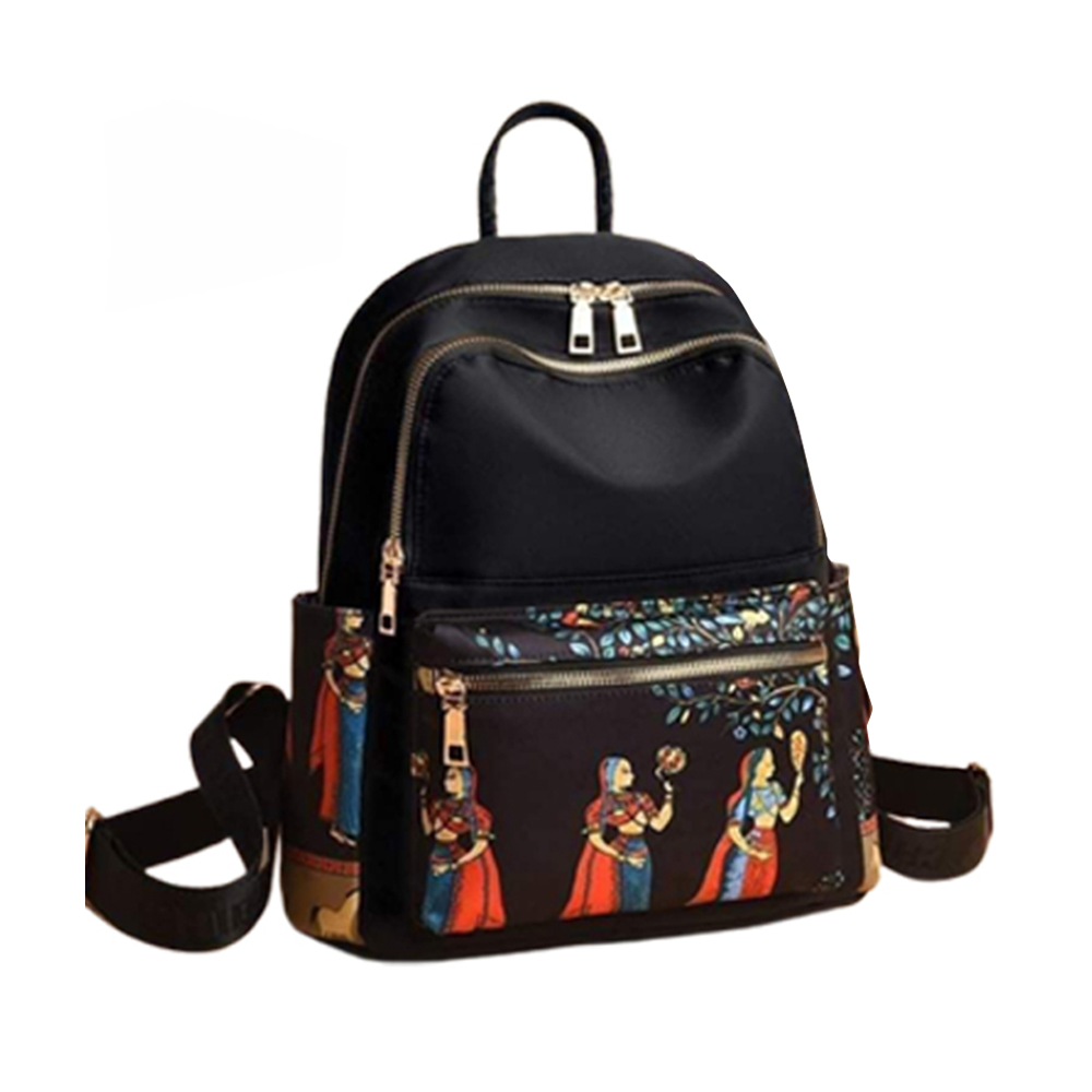 Cat Multilayer Crossbody And Shoulder School Bag For Girls Multicolor