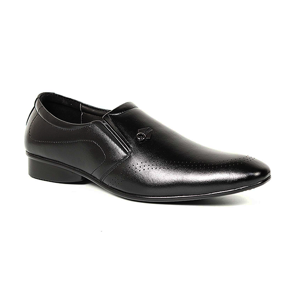 Zays Leather Premium Formal Shoe For Men - Black - SF55