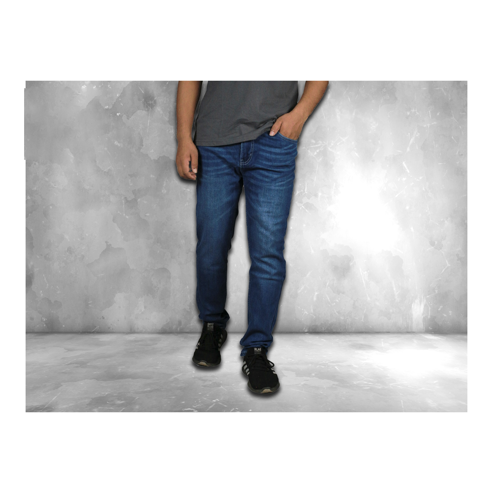 Premium Denim Jeans Pant For Men - Mid Blue