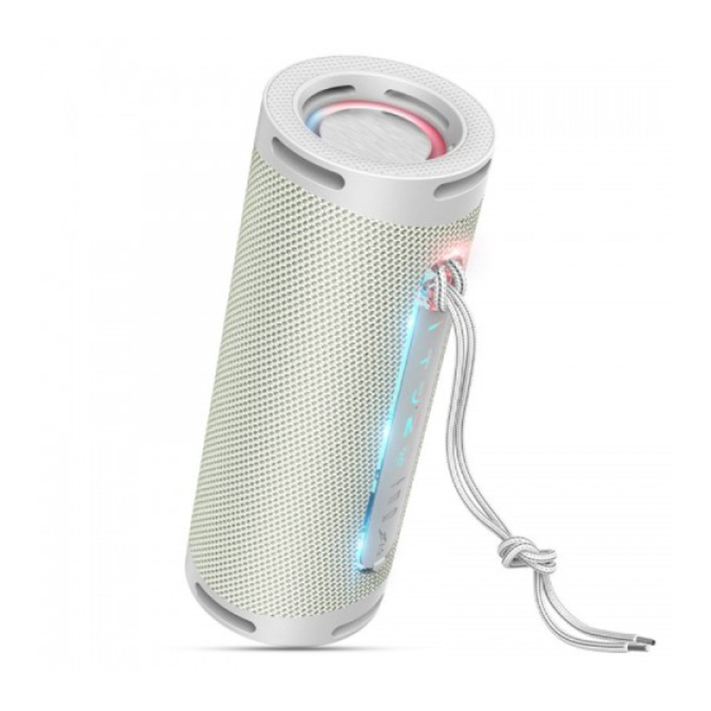 Hoco HC9 Dazzling Pulse Sports Wireless Waterproof Bluetooth Speaker - White