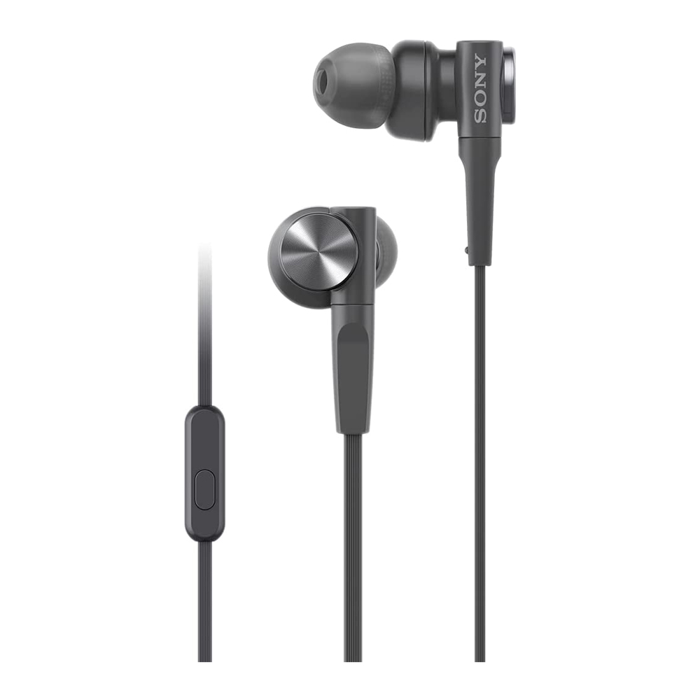 Sony MDR-XB55AP Wired Extra Bass in-Ear Headphones - Black