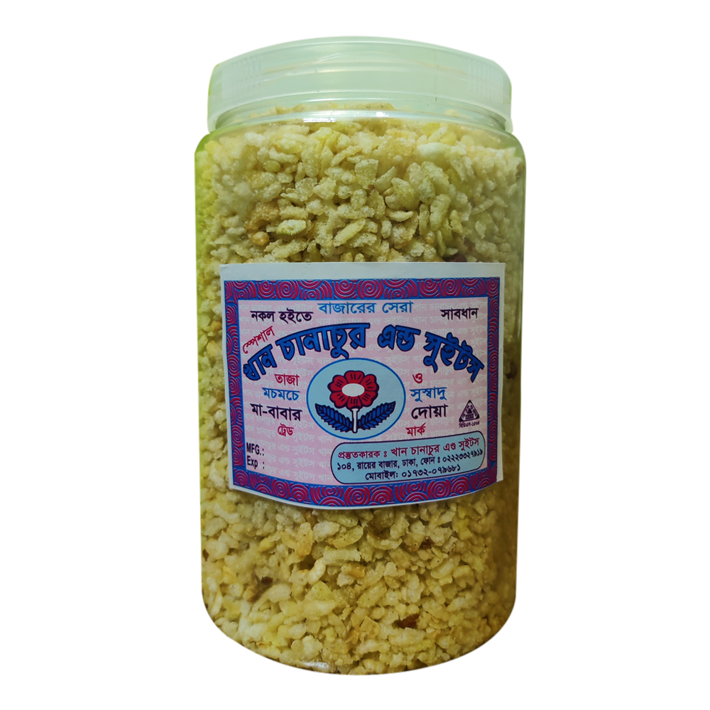 Khan Chanachur Fresh and Crispy Chira Bhaja - 500gm