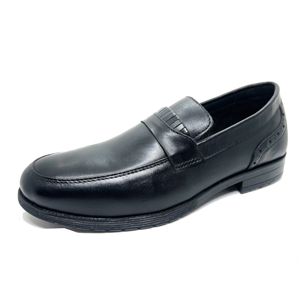 Leather Casual Shoes for Men - Black - BW20474