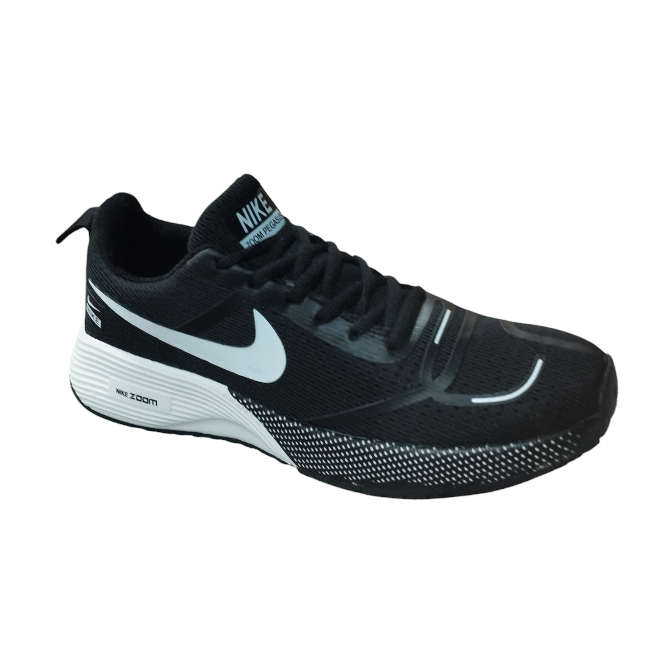 Super lightweight Nike Air Mesh Running Shoes For Men - Black - EFH-0001890